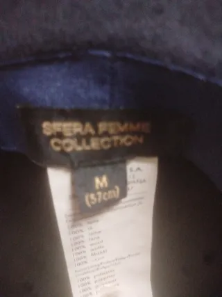 Sombrero negro sin estrenar