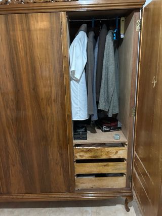 Armario madera vintage 3 puertas