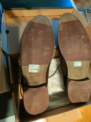 Zapatos ante marrón Fórmula Joven talla 43