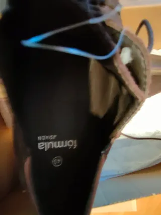 Zapatos ante marrón Fórmula Joven talla 43