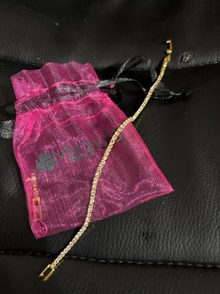 Bracciale Tennis Mabina Oro Rosa Cristalli