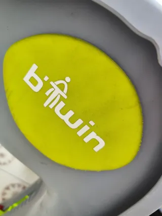 Silla bici niño Btwin gris/verde