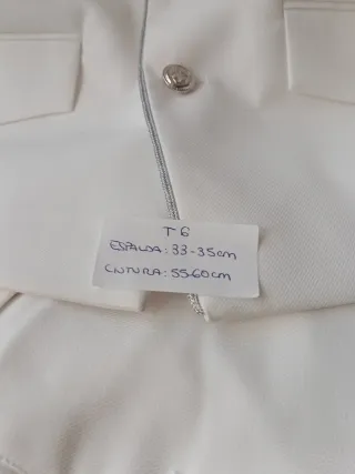 Traje Comunión Blanco Talla 6
