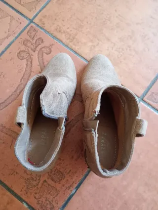 Botines Beige/Marrón Mujer