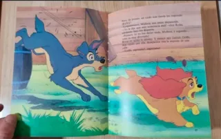 Clásico cuento Disney. La dama y el vagabundo.