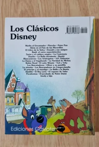 Clásico cuento Disney. La dama y el vagabundo.