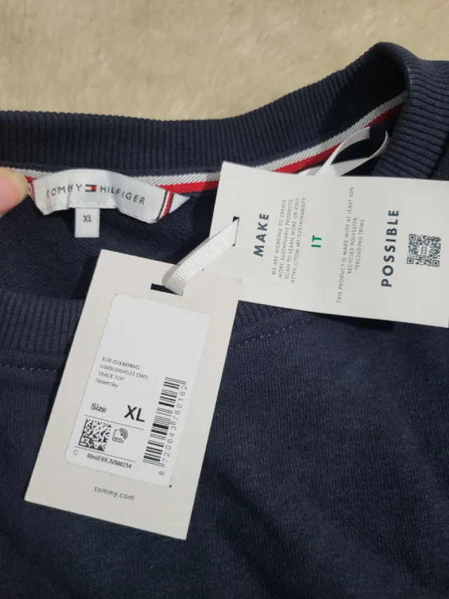 Maglietta Tommy Hilfiger Blu Nuova