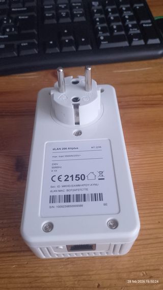 Devolo dLAN 500 duo + 200 AVplus PLC Internet luz