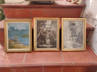 Cuadros Don Quijote Marco Dorado