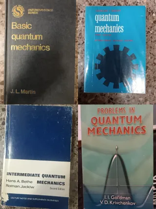 Libros Mecánica cuantica.Fisica.Variis precios