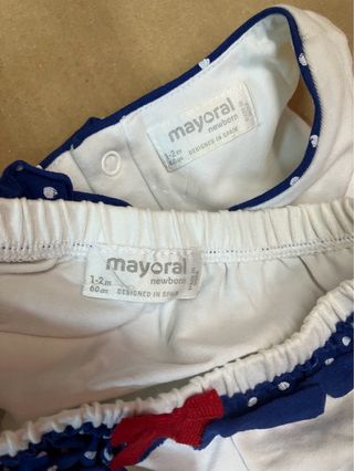 Vestido y braguita Mayoral 1-2 meses