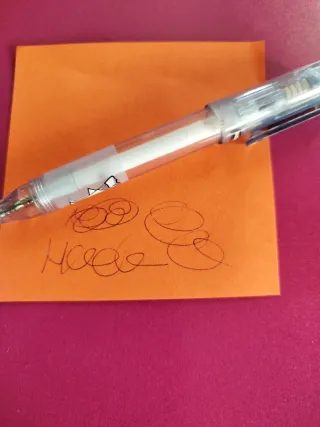 Bolígrafo azul inoxcrom