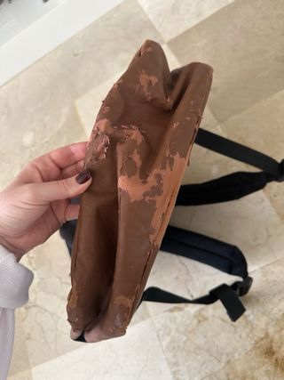 Mochila Herschel Negra y Marrón