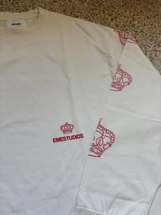 Eme Studios Camiseta Beige Manga Larga