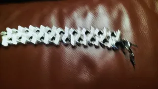 Pulsera de acero plateada