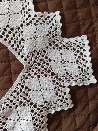 Puntilla ganchillo algodón para cojín