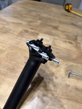 Tija sillín 31.6mm x 400mm sin usar