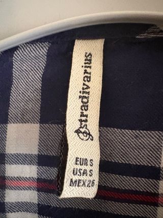 Camisa de cuadros mujer