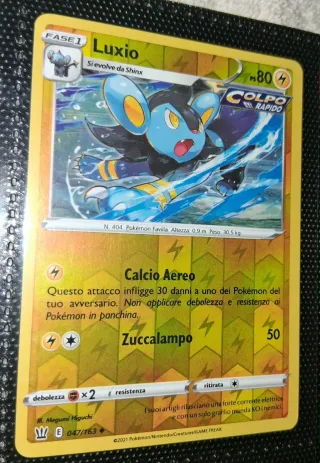 Carte Pokémon Shinx e Luxio