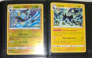 Carte Pokémon Shinx e Luxio