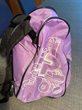 Patines infantiles talla 32-35 +mochila+proteccion