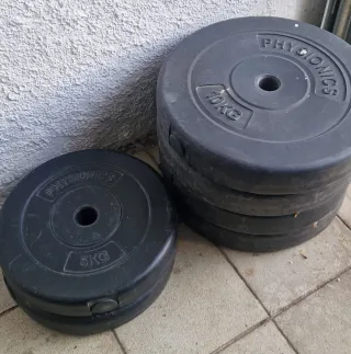 Discos Pesas Musculación 10kg y 5kg