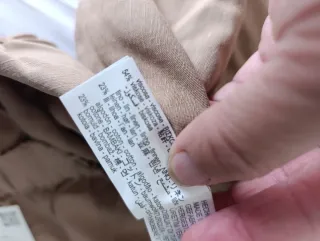 Pantalón Zara ancho lino beige Talla s