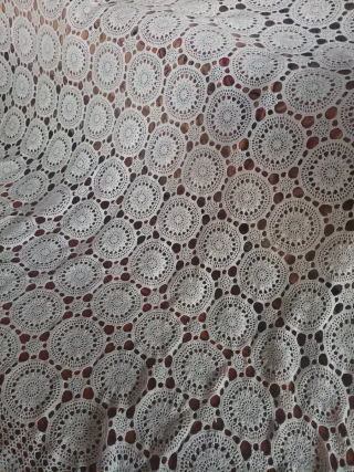 Copriletto uncinetto fatto a mano