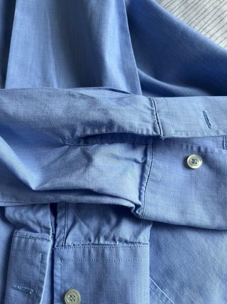 Camisa Benetton Mujer Azul