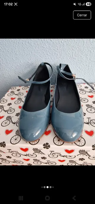 Zapatos planos Adeba azules