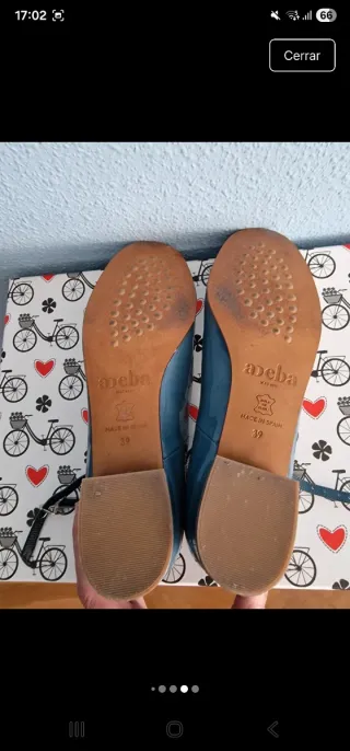 Zapatos planos Adeba azules