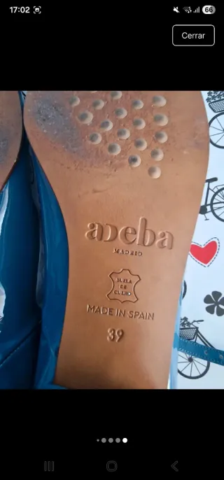 Zapatos planos Adeba azules