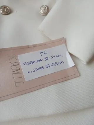 Traje Comunión Blanco Talla 6