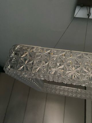 Lampadario effetto cristallo moderno