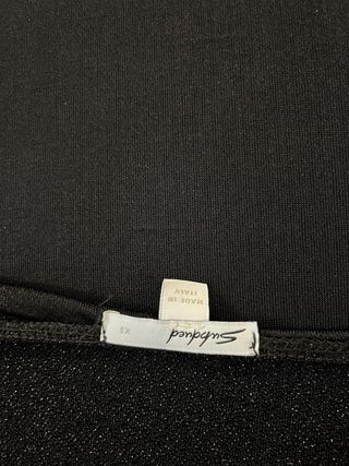 Vestido negro brillo Subdued Talla XS