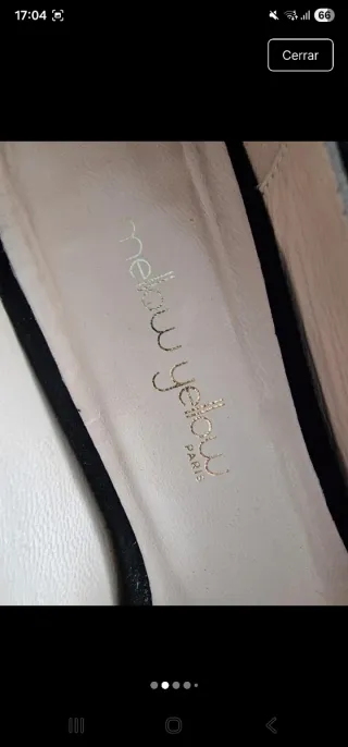 Zapatos Mellow Yellow Negros Tacón Brillante