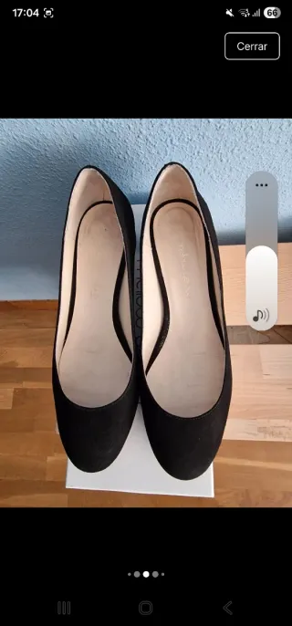 Zapatos Mellow Yellow Negros Tacón Brillante