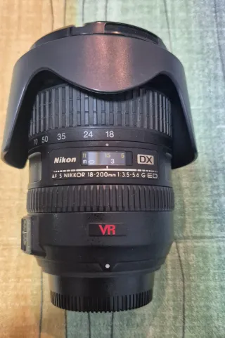 Equipo fotográfico Nikon