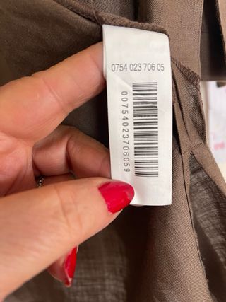 Camicia Zara 100% Ramie Tg XL