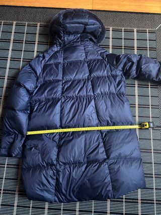 Abrigo de plumas Síntesis azul