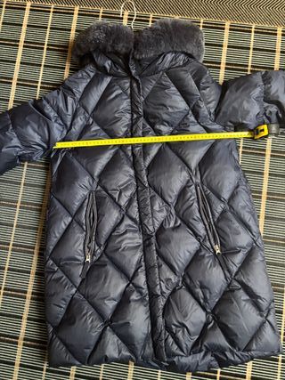 Abrigo de plumas Síntesis azul