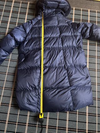 Abrigo de plumas Síntesis azul