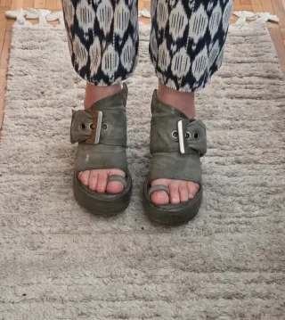 Sandalias piel A.S.98 sin estrenar