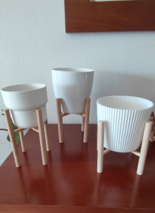 Soporte de Macetas Madera