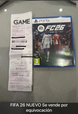 FIFA 26 PS5 Nuevo por error