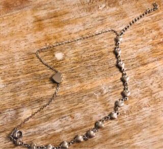 Pulsera Doble con Corazones en Plata