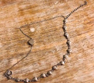 Pulsera Doble con Corazones en Plata