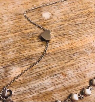 Pulsera Doble con Corazones en Plata