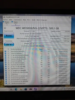 Disco Duro WD 500GB HDD WD5000LPVX