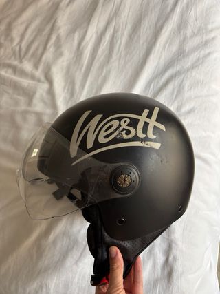 Casco Westt XL Negro con Visera